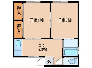 ビアン干隈の物件間取画像